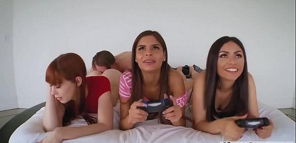  College party big tits first time Gamer Girls
